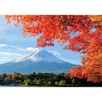 紅葉越しに見る富士山