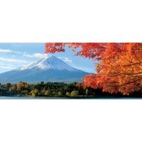 紅葉越しに見る富士山(パノラマ)