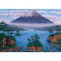 小島と富士(銭湯画)